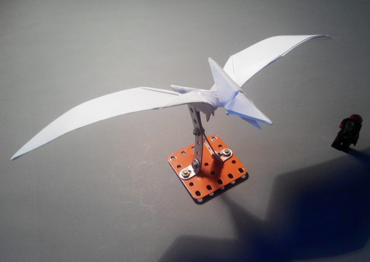 Origami Flying Dinosaur How To Make Paper Pterodactyl Dinosaur
