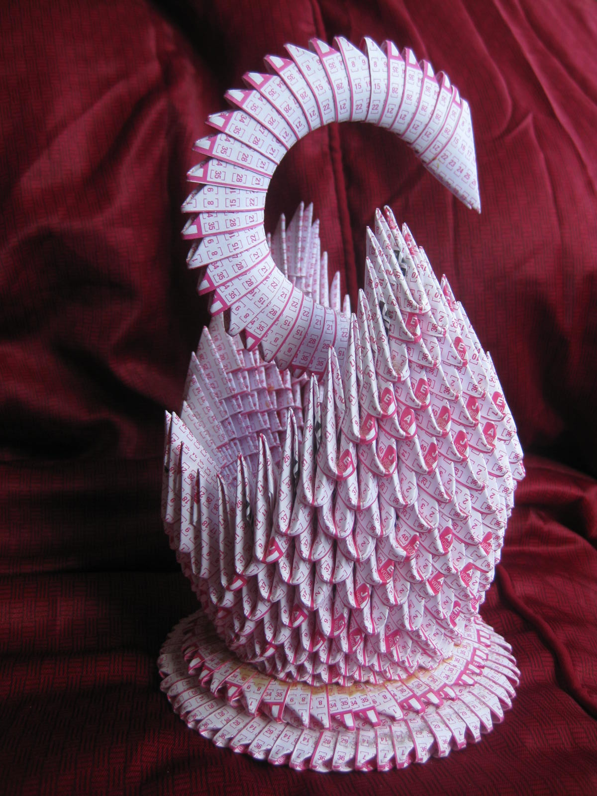 3D Origami Crafts 3d Origami Swans Mishell Soup