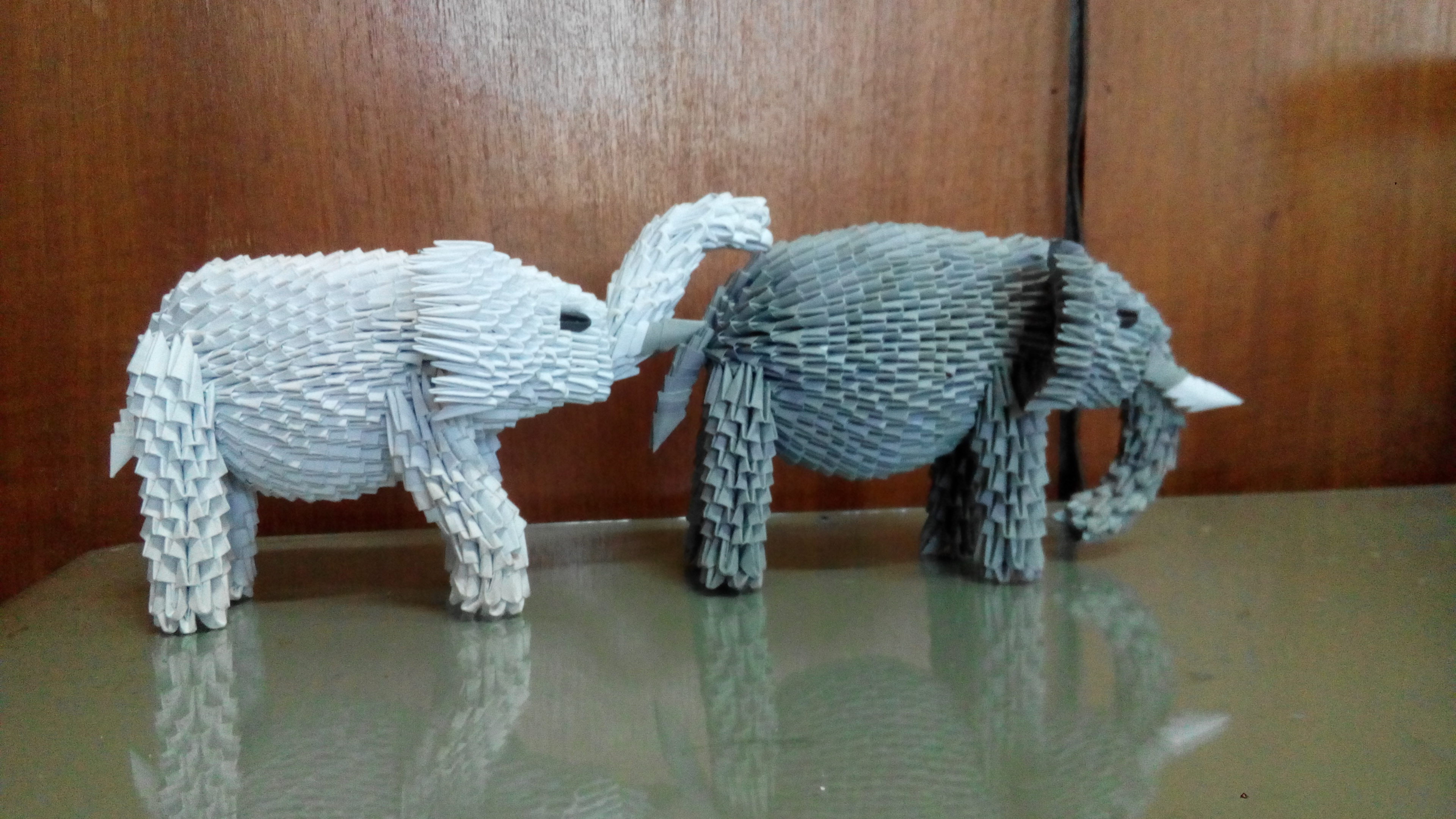 3D Origami Crafts Paper Craft 3d Origami Elephant Tutorial Httpsyoutubehzetqn5jv