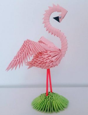 3D Origami Flamingo 3d Origami Flamingo