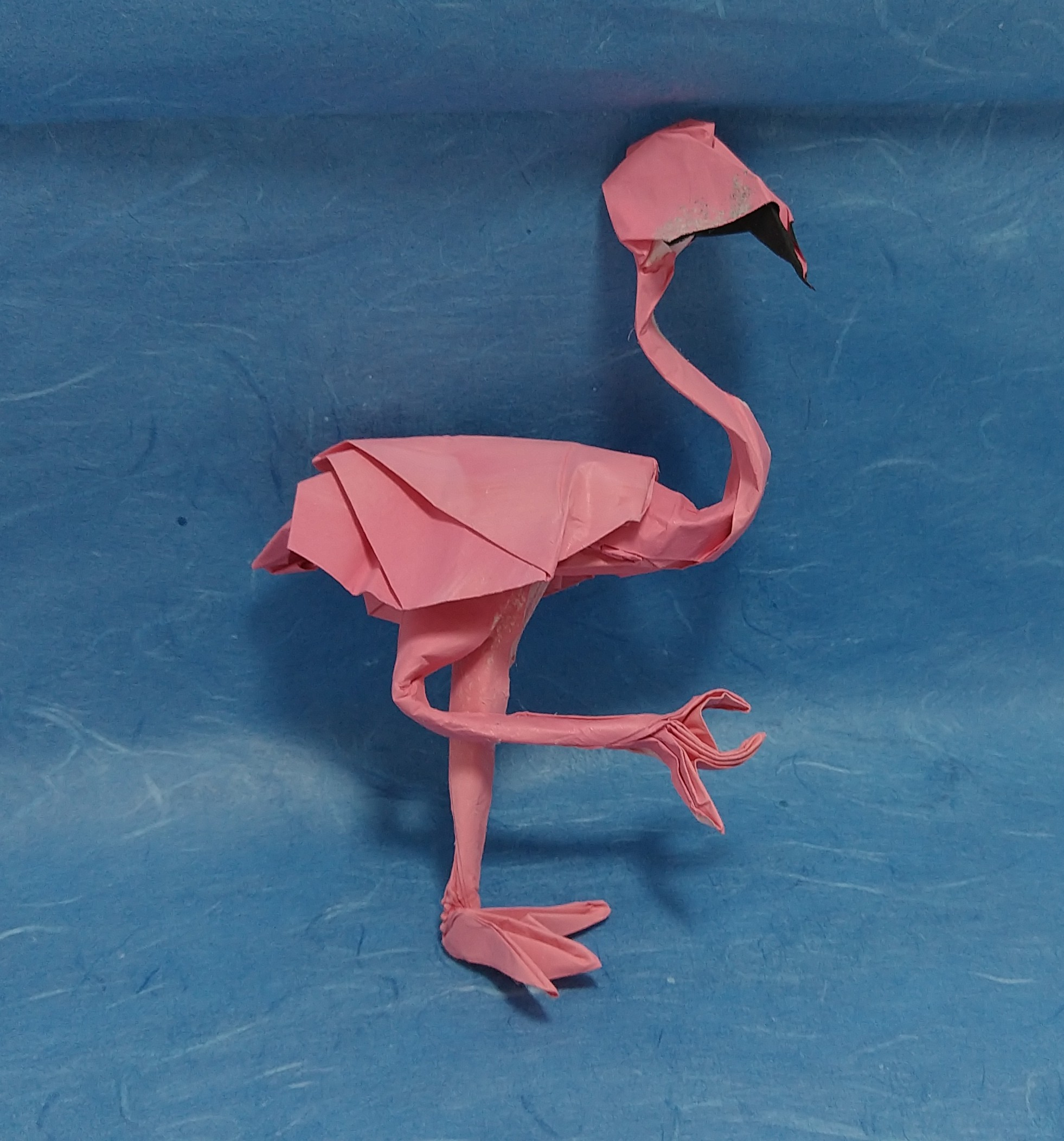 3D Origami Flamingo Flamingo Folded Me Design Hiroaki Kobayashi Origami