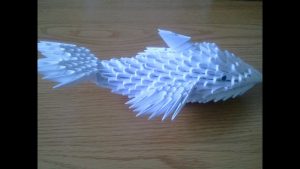 3D Origami Flamingo How To Make 3d Origami Shark Part 1
