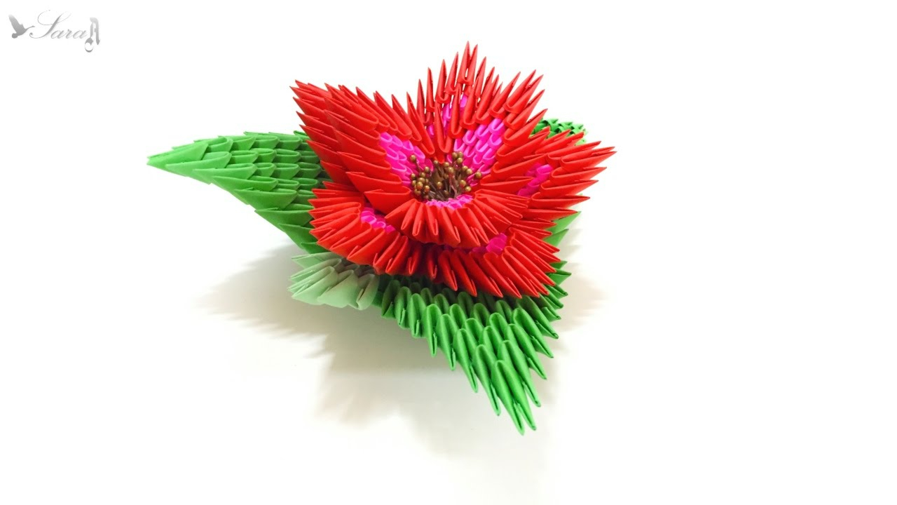 3D Origami Flower How To Make 3d Origami Flower 2