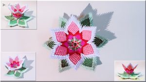 3D Origami Flower How To Make 3d Origami Flower 5 Toutorial