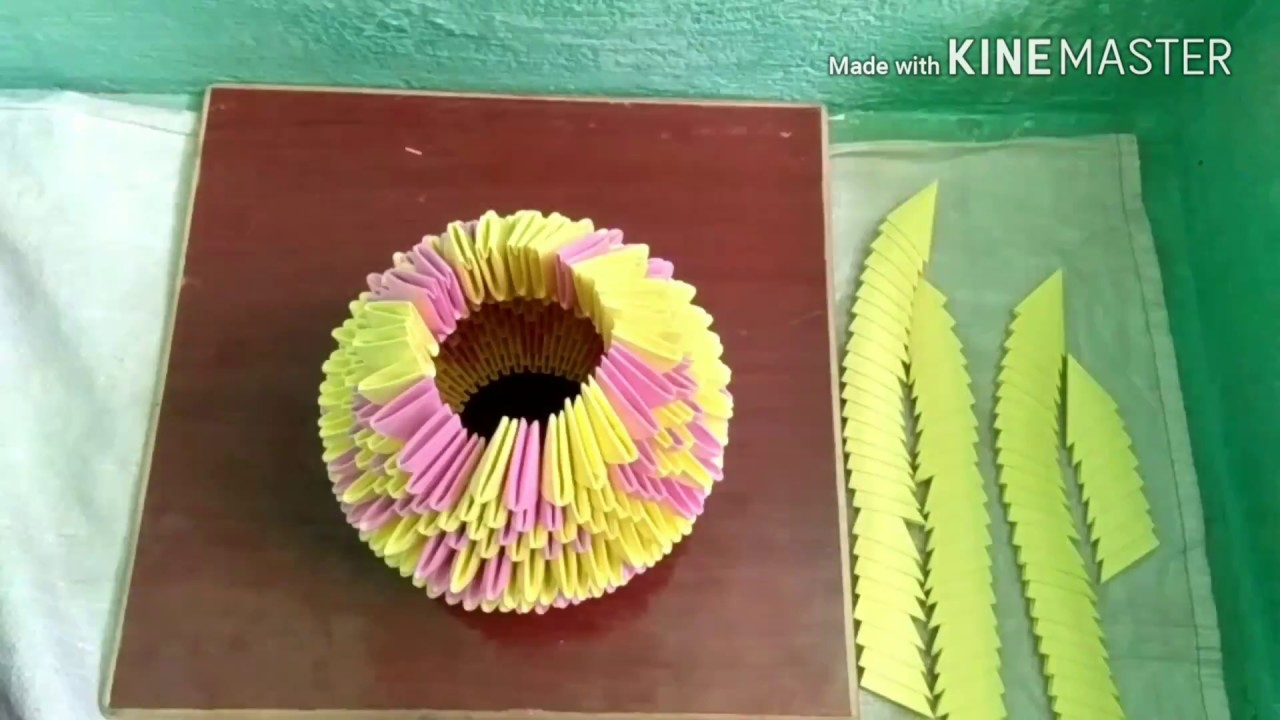 3D Origami Flower Pot 3d Origami Flower Pot Best Ideas For Paperwork Awesome Talent