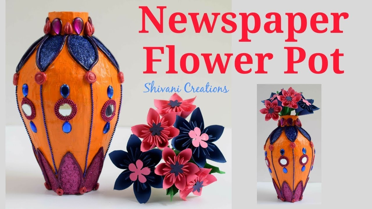 3D Origami Flower Pot Flower Pot Paper Craft Diy Flower Pot Origami 3d Gifts Crafttel