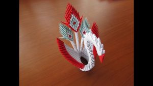 3D Origami Peacock 3d Origami Peacock Tutorial