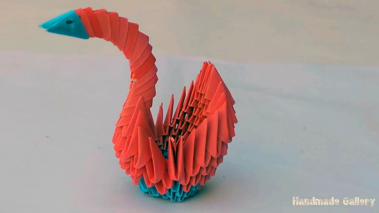3D Origami Small Swan 55 Remarkable 3d Origami Gallery