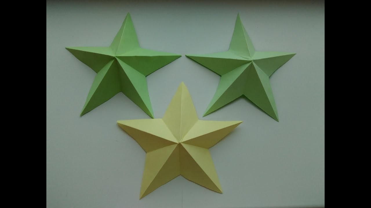 3D Origami Star 3d Origami Zvezda