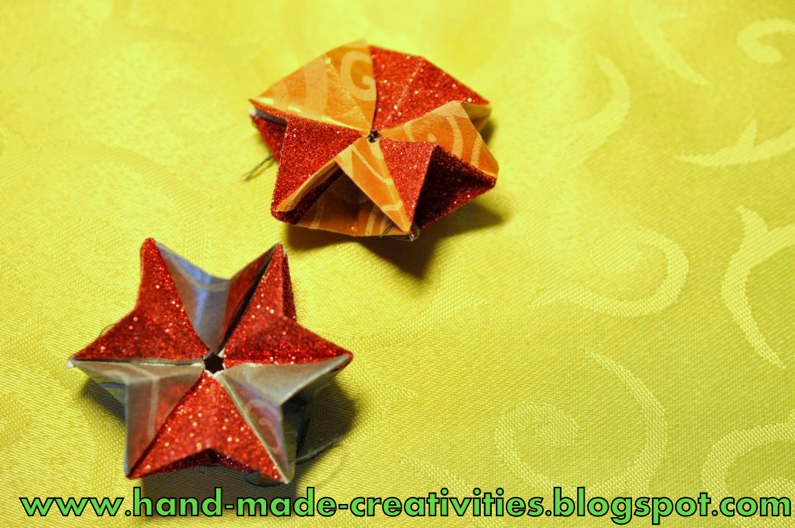 3D Origami Star Hand Made Creativities 3d Origami Star