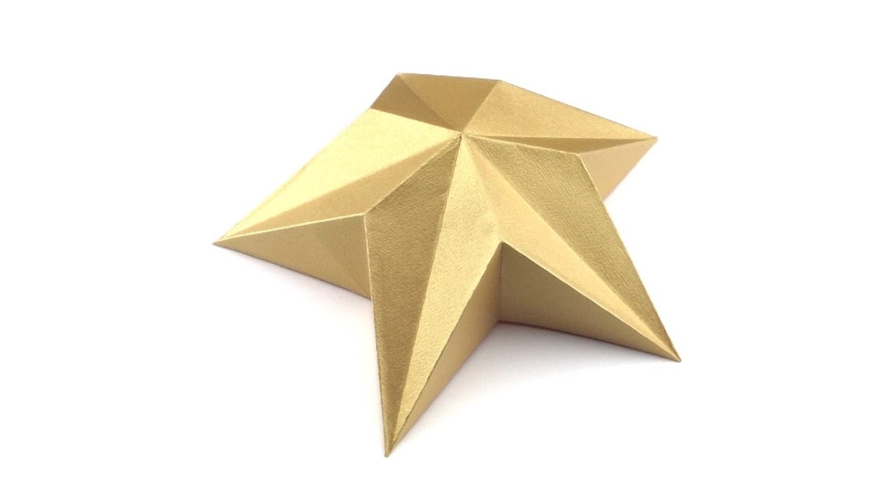3D Origami Star How To Make Origami Star