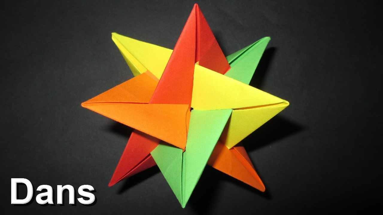 3D Origami Star Origami 3d Star Christmas Decoration Ideas Quboxibedron