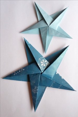 3D Origami Star Pinterest Origami