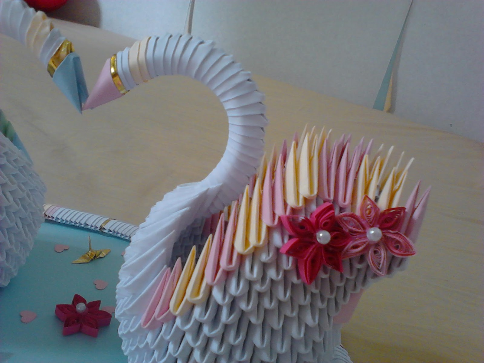3D Origami Wedding Jewellia Handicrafts 3d Origami Wedding Swans