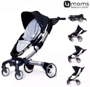 4Moms Origami Stroller 4 Moms Origami Stroller Grey Black Color Babies Kids