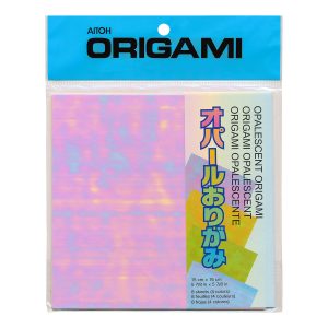 Aitoh Origami Paper Aitoh 5 78 Opalescent Origami Paper 8 Sheet Pack C2f Inc
