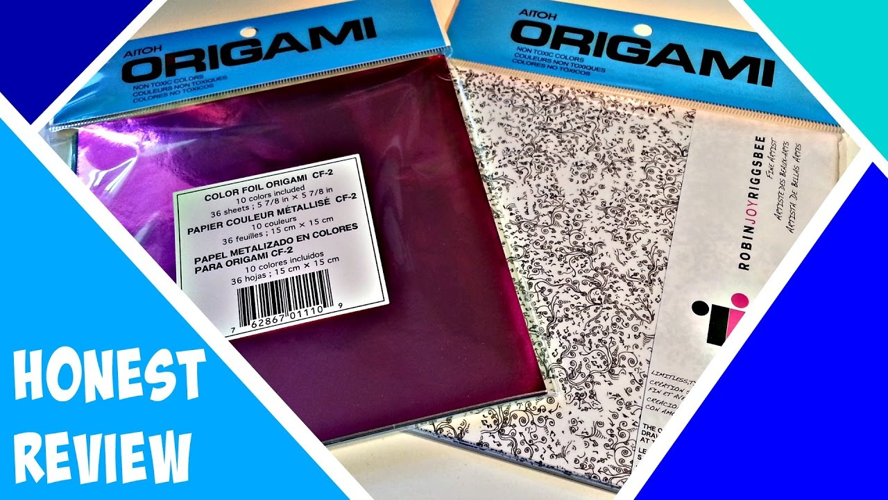 Aitoh Origami Paper Honest Review Unboxing Special Aitoh Origami Paper