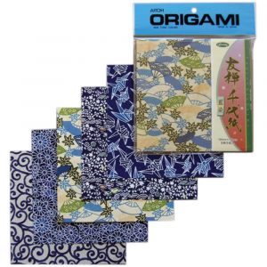 Aitoh Origami Paper Origami Paper Aitoh Yuzen Chiyogami Aizome