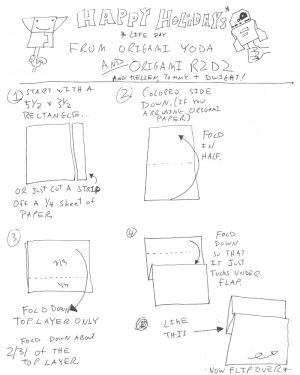 All Origami Yoda Instructions 27 Images Of Star Wars Origami Template Zeept