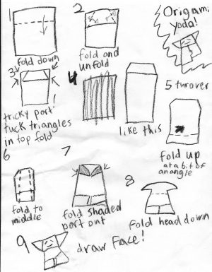 All Origami Yoda Instructions How To Fold Origami Yoda 2