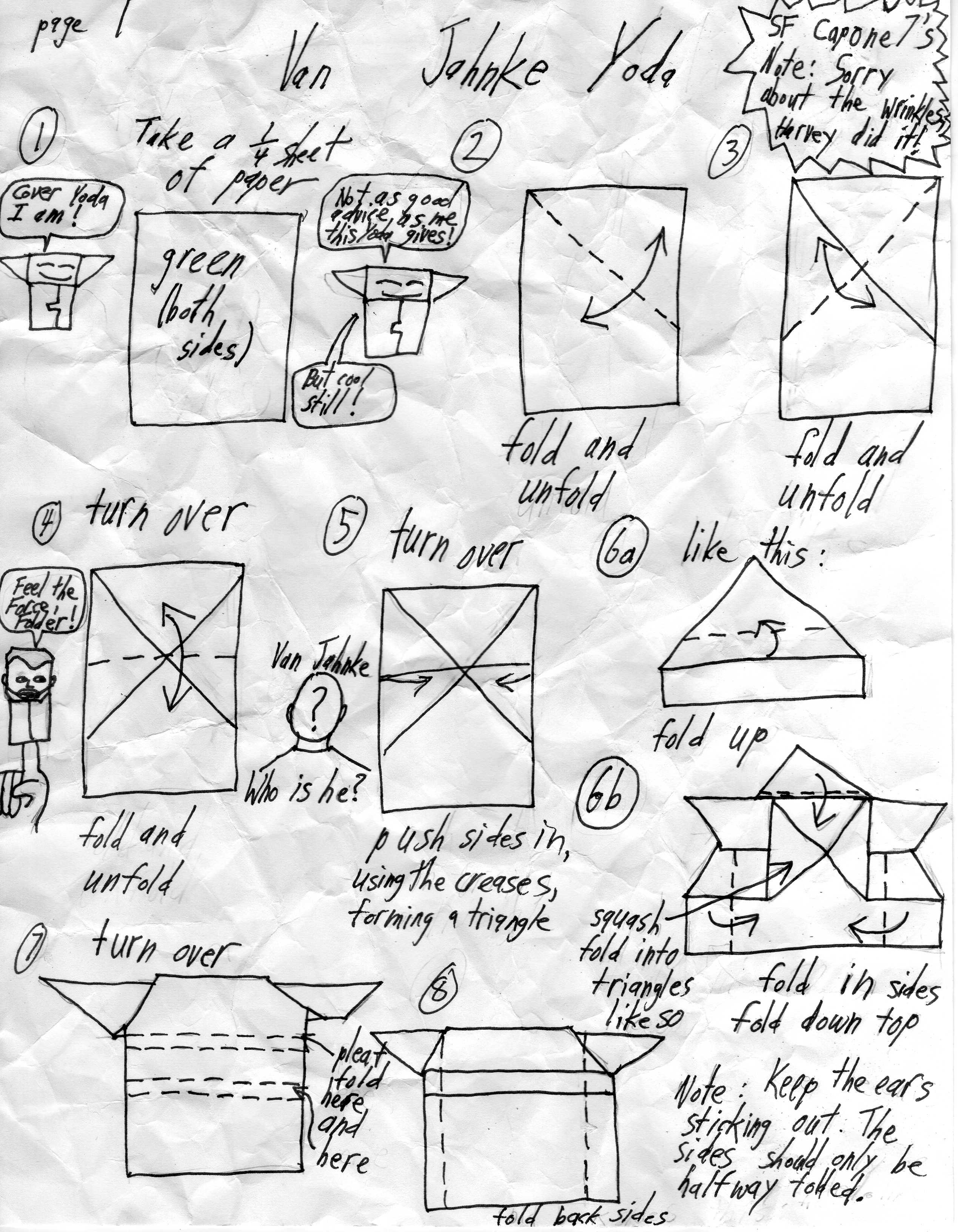 All Origami Yoda Instructions Van Jahnke Instrux001 Origamiyoda