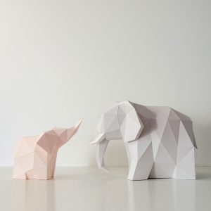 Baby Elephant Origami Elephant Family