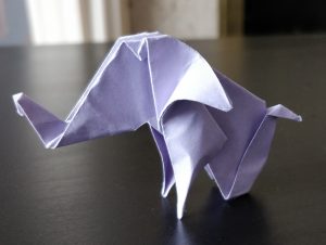 Baby Elephant Origami I Made An Origami Ba Elephant Origami