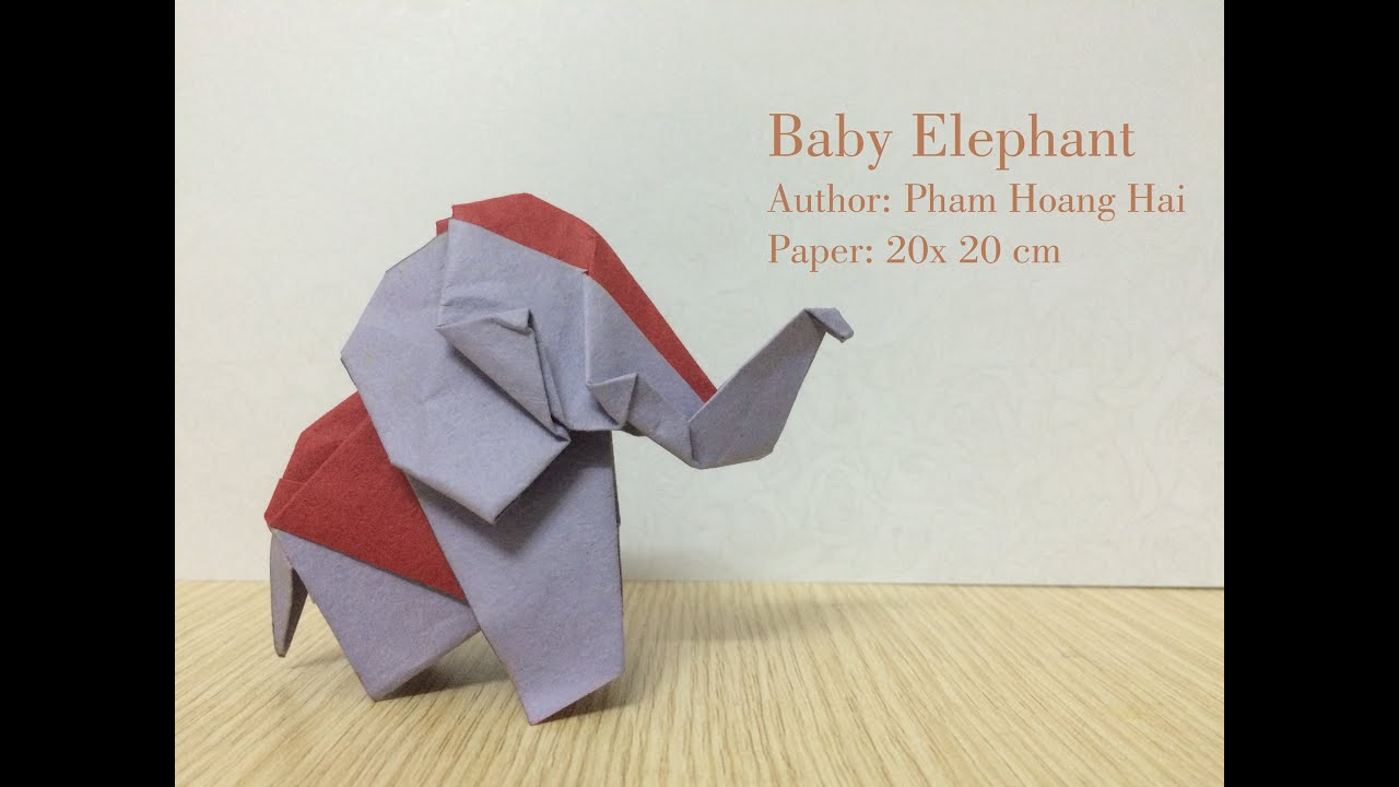 Baby Elephant Origami Tutorial Origami Ba Elephant Paperph2