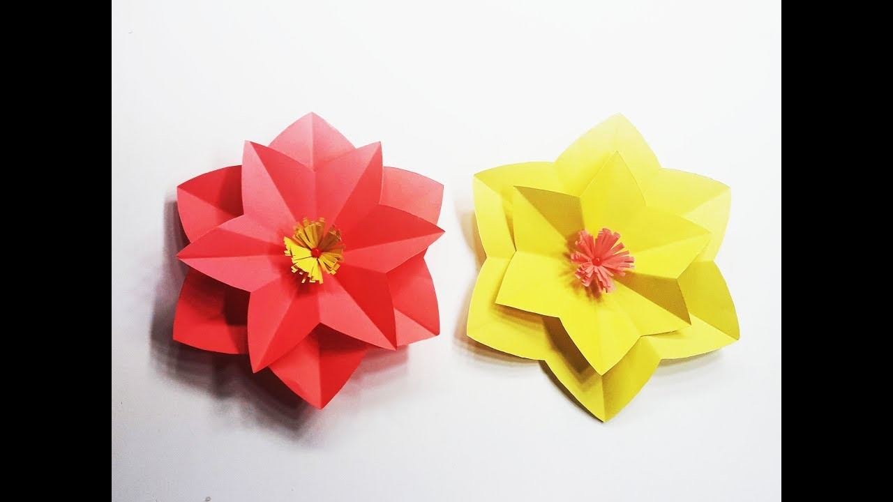 Beautiful Origami Instructions How To Make Beautiful Paper Flower Diy Easy Origami Paper Flowers