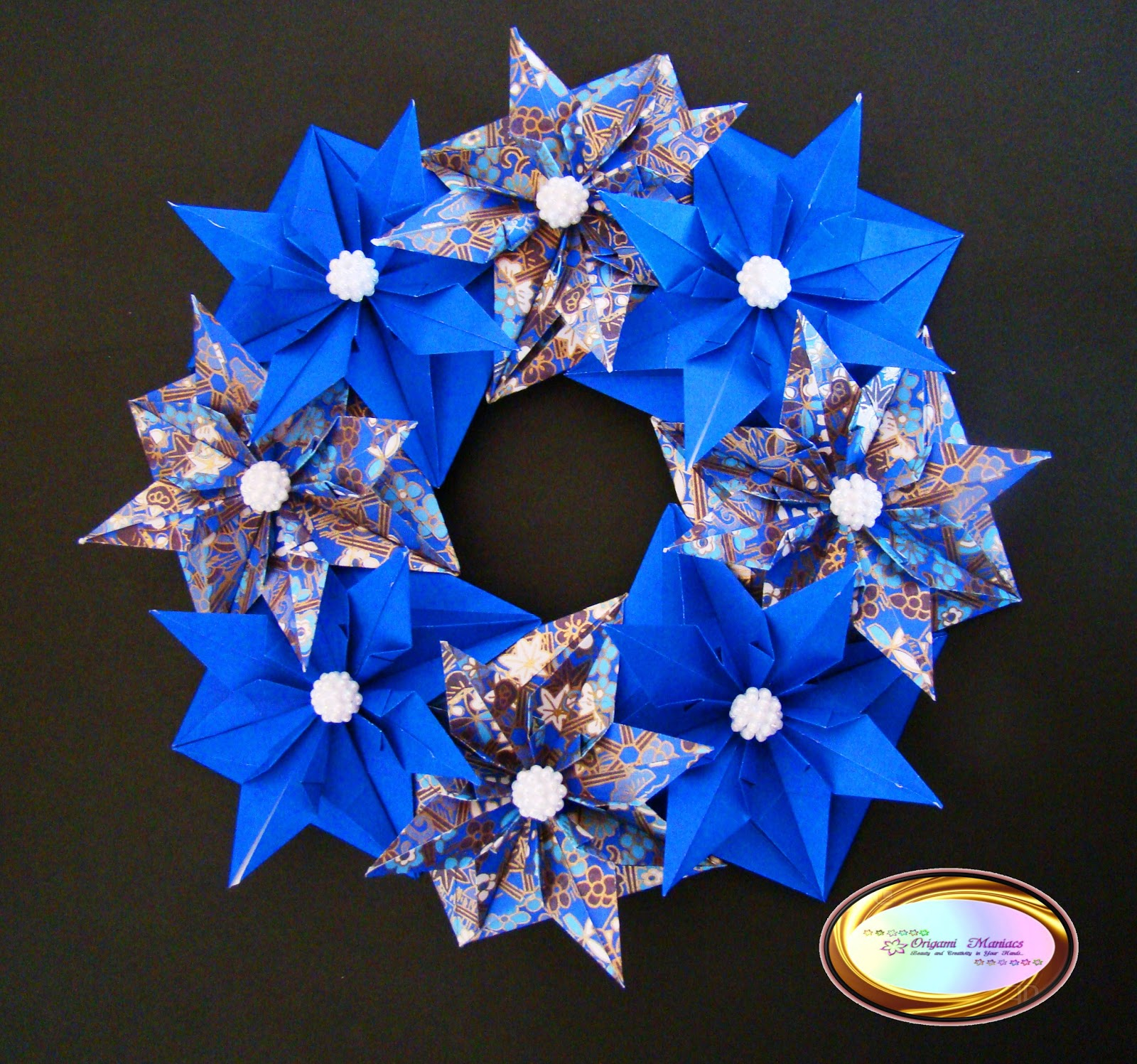 Beautiful Origami Instructions Origami Maniacs Beautiful Origami Christmas Wreath