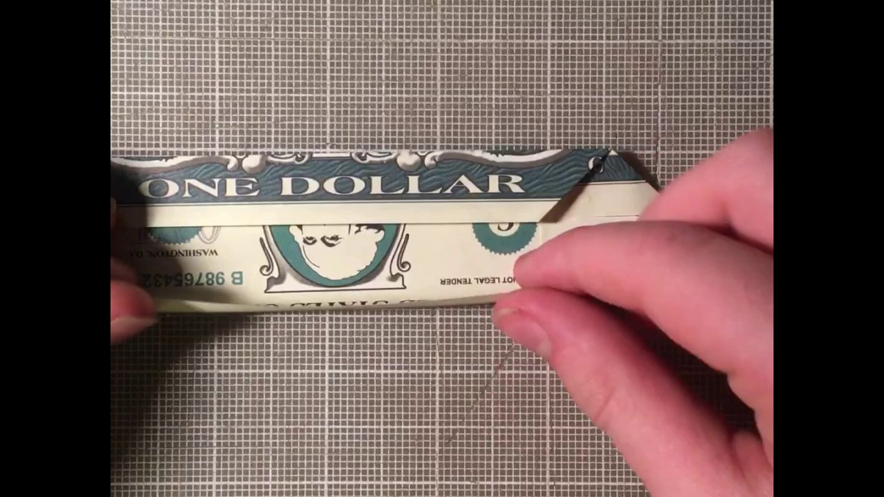 Bow Tie Origami Dollar Bill How To Make A Origami Bow Tie From A Dollar Bill