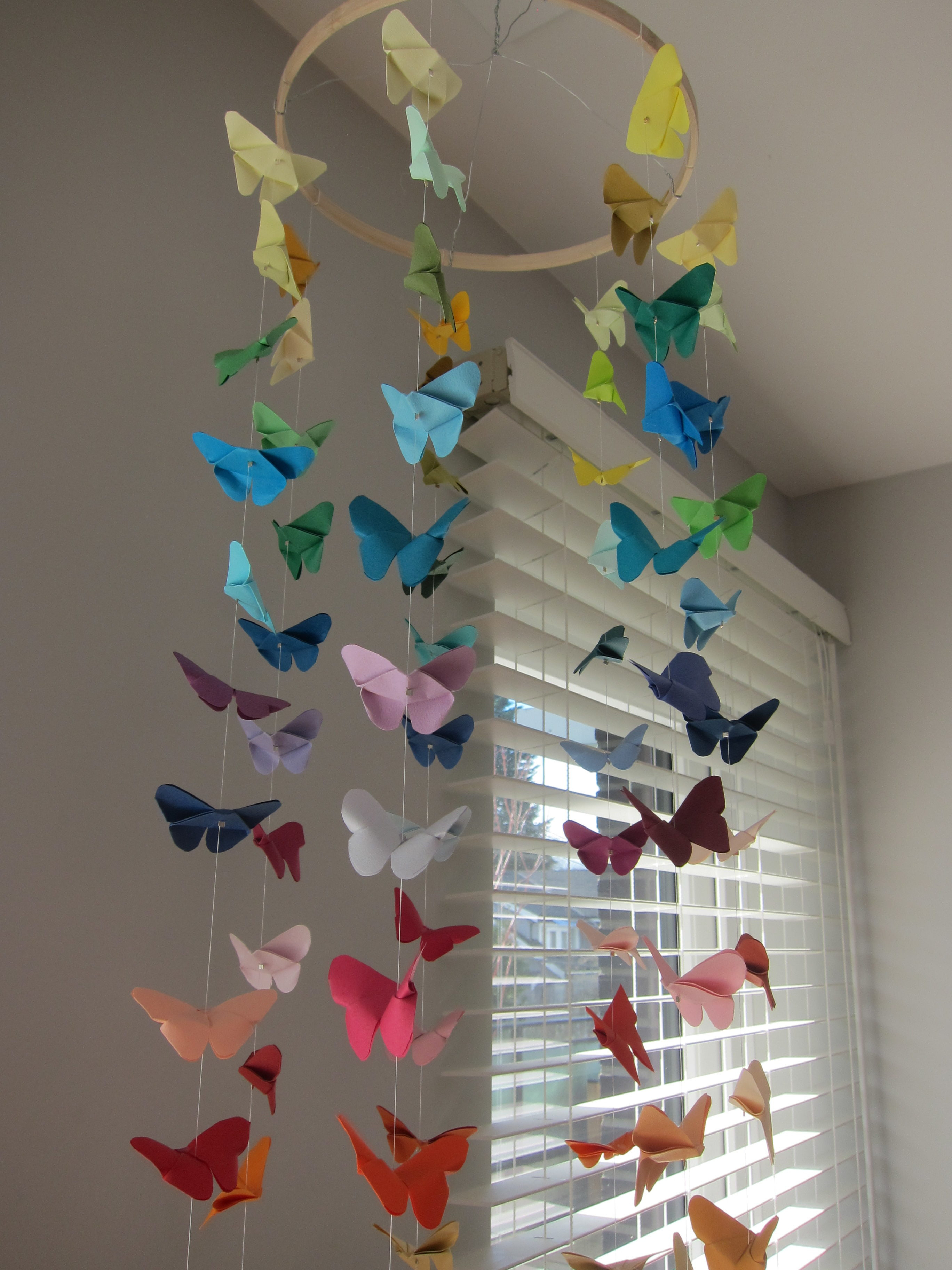 Butterfly Origami Instructions Diy Origami Butterfly Mobile