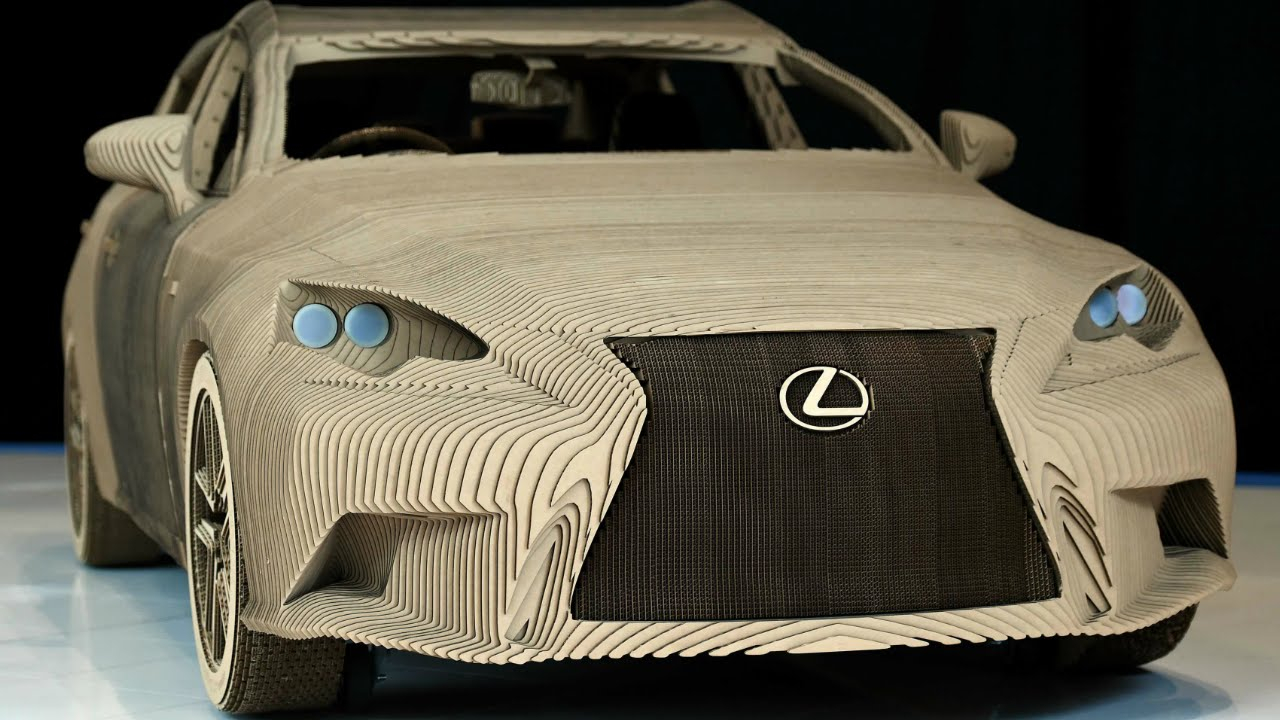 Car Origami 3D Lexus Origami Car