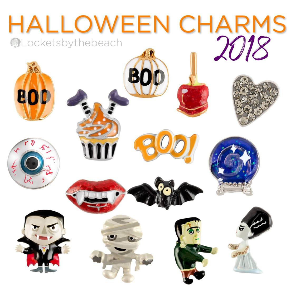 Charms For Origami Owl Origami Owl Halloween Collection 2018 Its Here Direct Sales