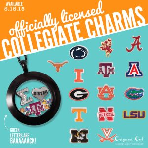 Cheap Origami Owl Charms Origami Owl Collegiate Charms Locket Loaded With Charm