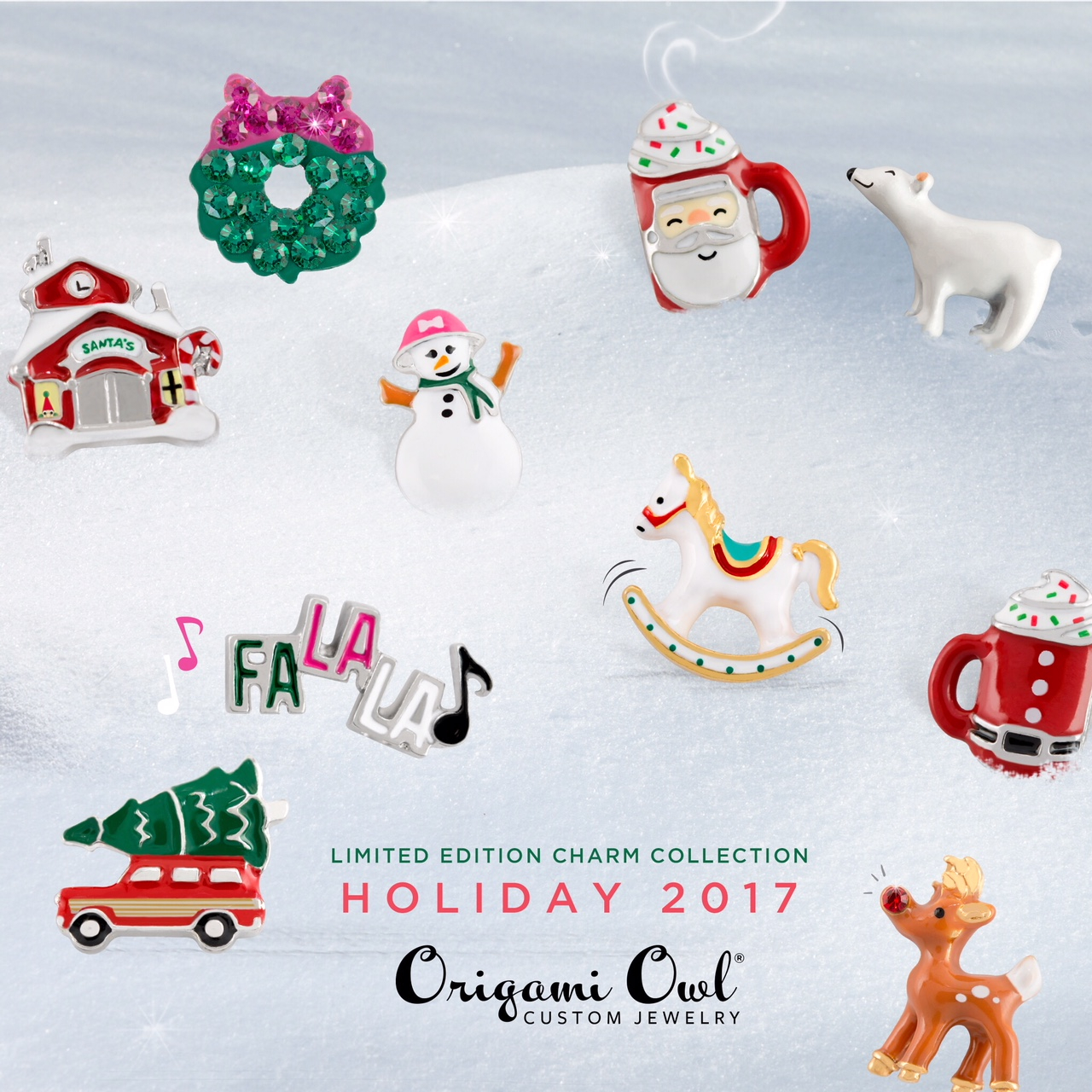 Cheap Origami Owl Charms Origami Owl Holiday Collection 2017 Give The Gift Of Sparkle
