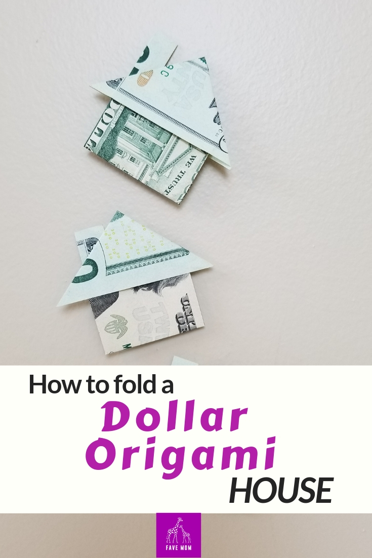 Christmas Money Origami Instructions Easy Dollar Origami House Fave Mom