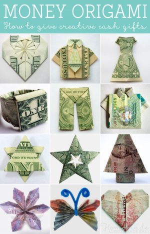 Christmas Money Origami Instructions How To Fold Money Origami Or Dollar Bill Origami