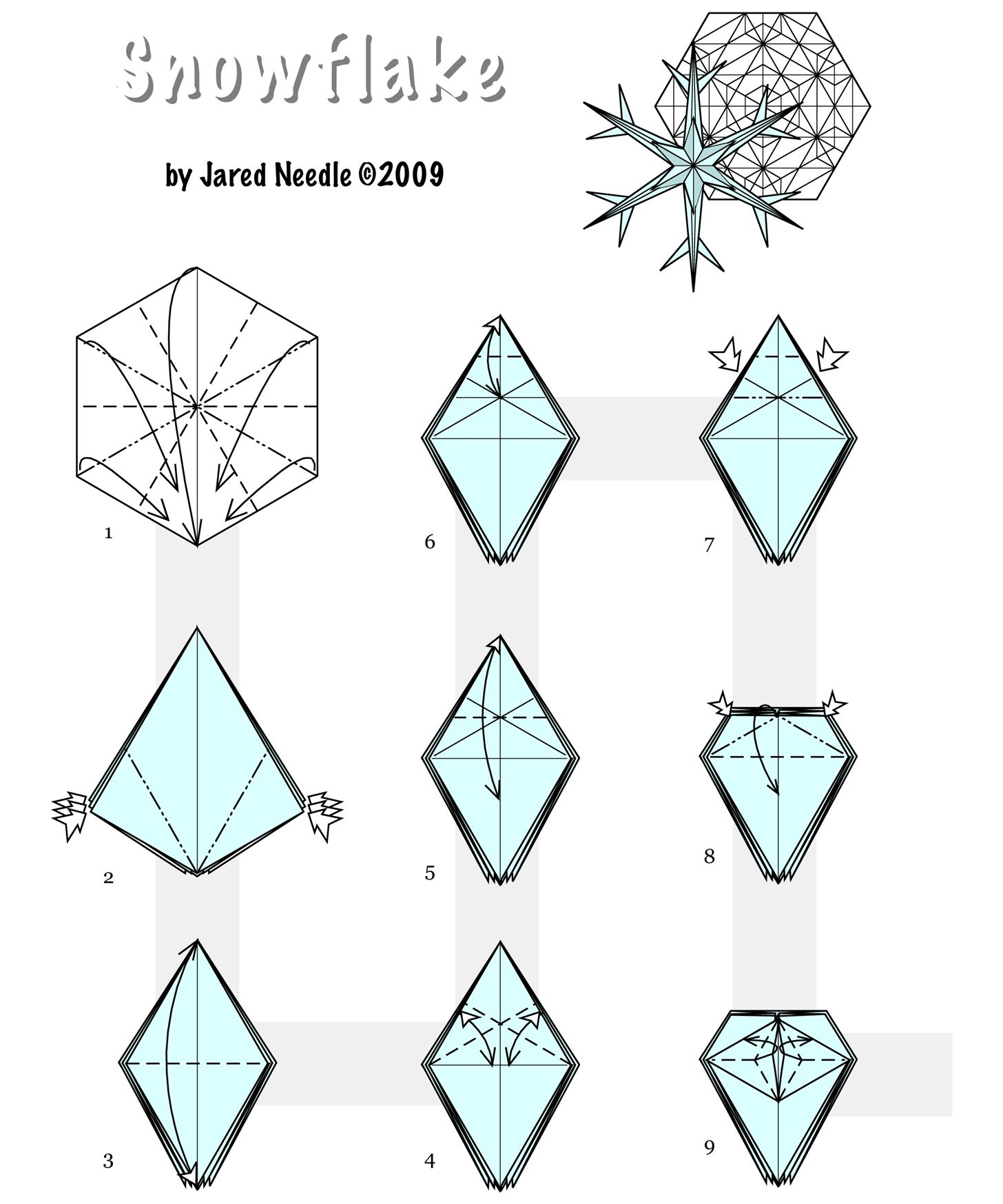 Christmas Money Origami Instructions How To Fold Origami Christmas Decorations Ornate Winter Snowflakes