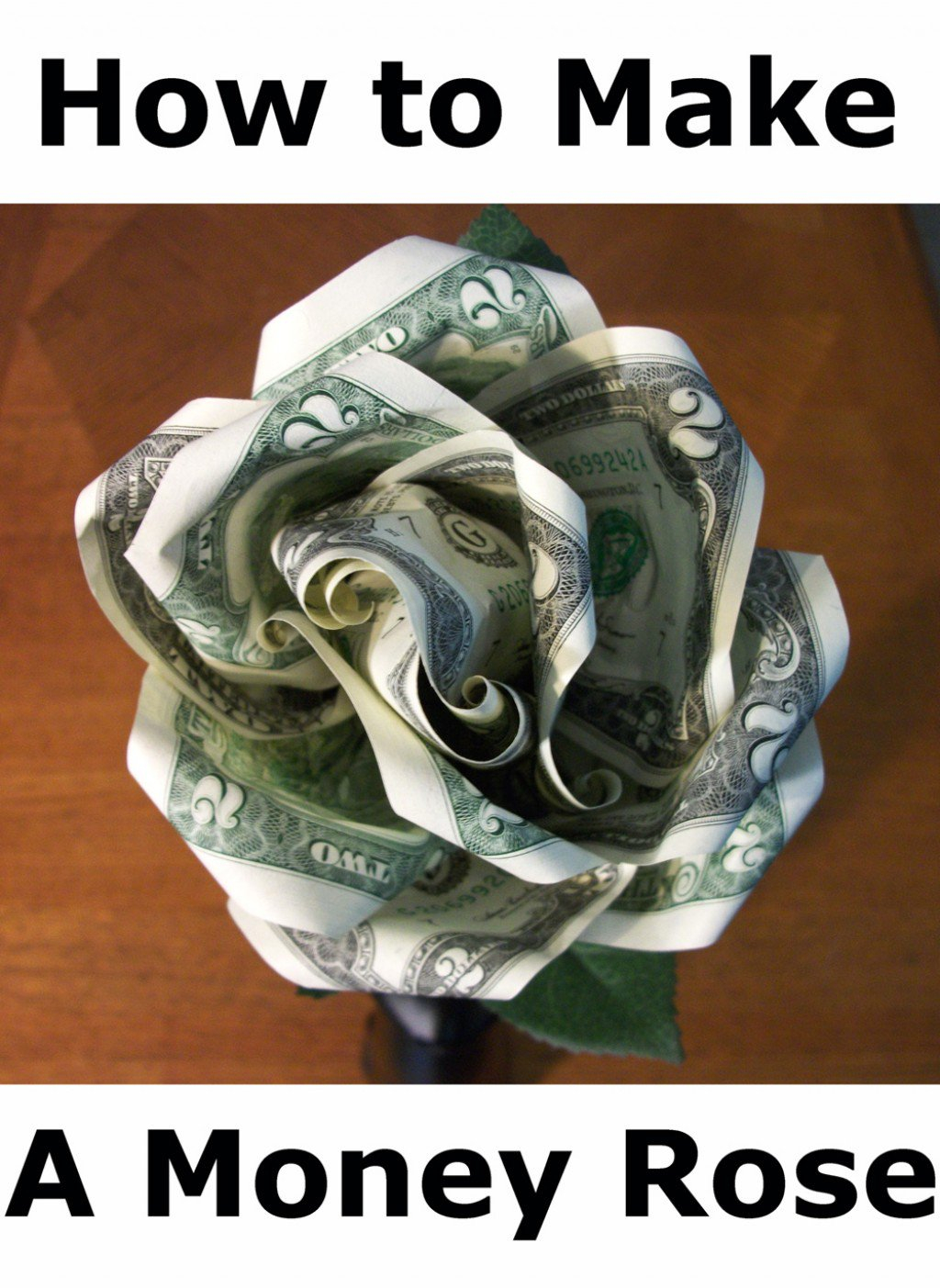 Christmas Money Origami Instructions How To Make A Money Rose Feltmagnet