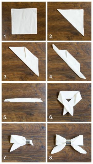 Christmas Origami Napkin 3 Festive Ways To Fold Napkins For Christmas Beau Coup Blog