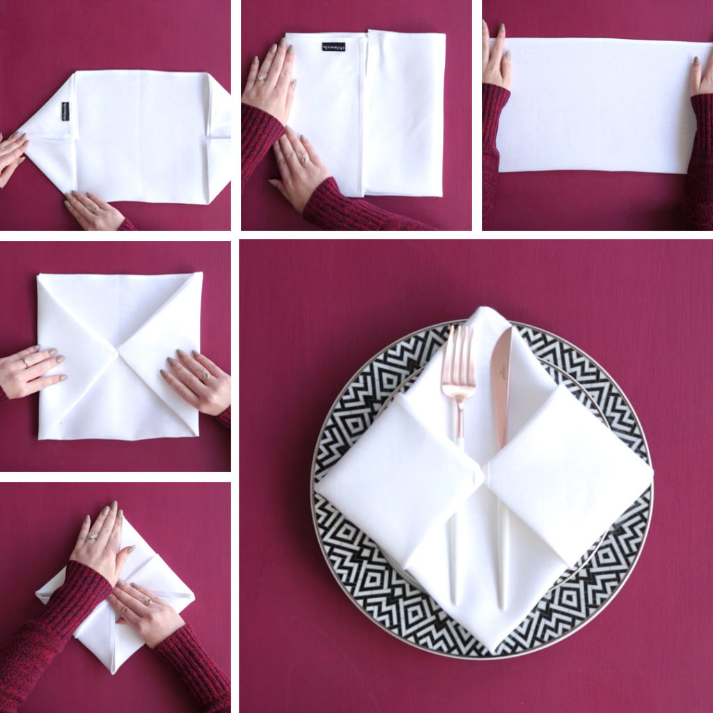 Christmas Origami Napkin 3 Simple Christmas Napkin Folding Ideas Sam Hood
