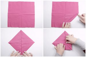 Christmas Origami Napkin How To Make An Origami Napkin Lotus