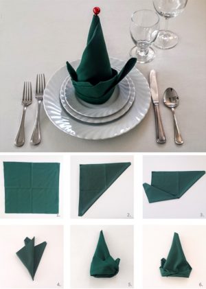 Christmas Origami Napkin Napkin Folding Blog Front Range Event Rental