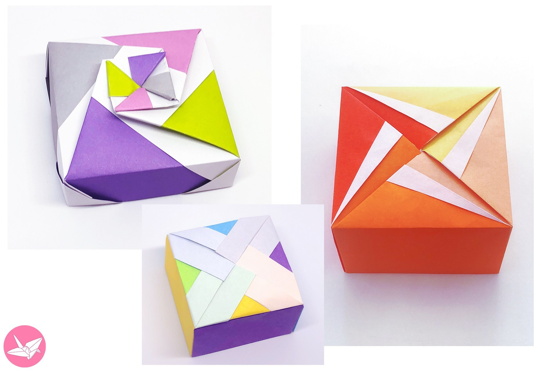 Collapsible Origami Box 57 Different Origami Boxes