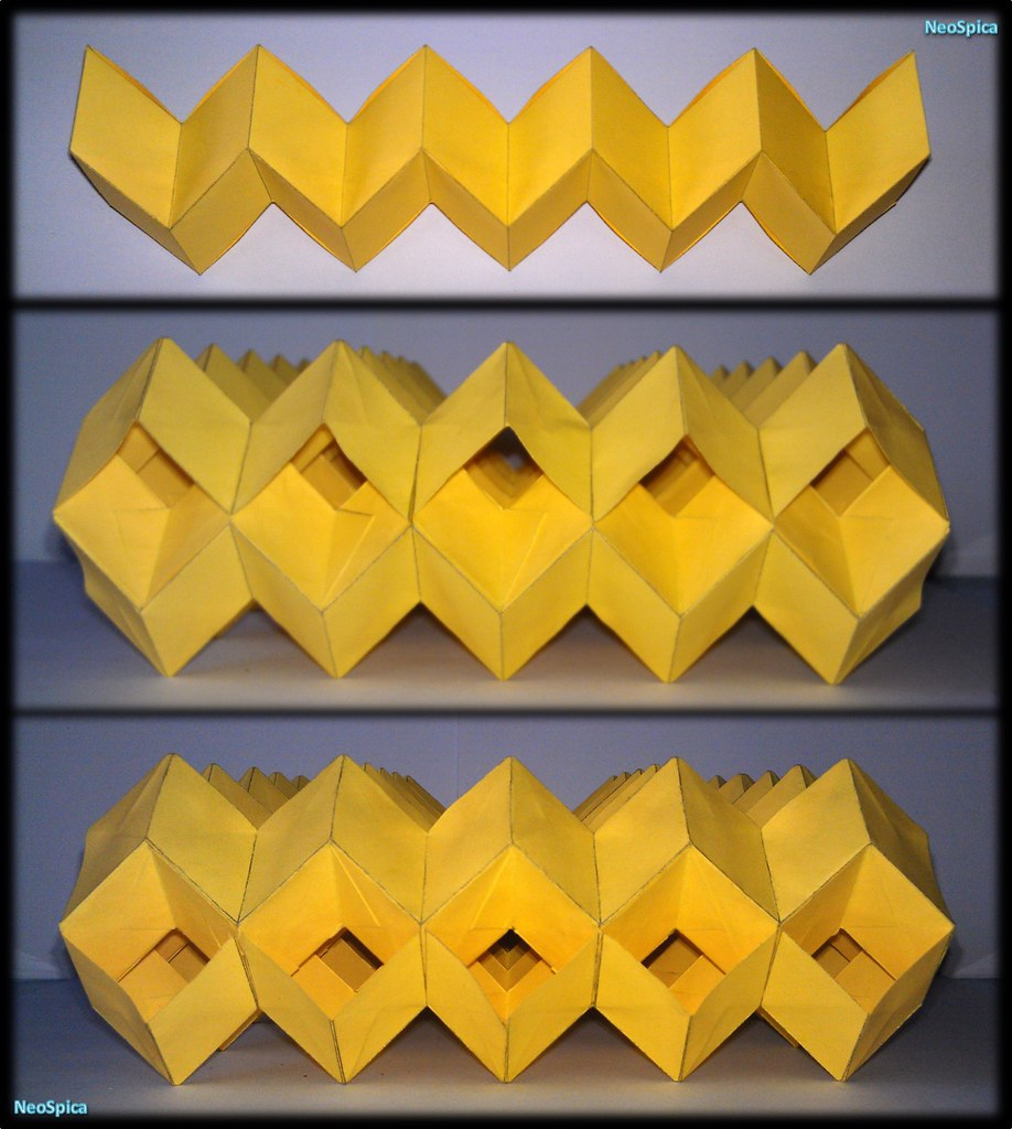 Collapsible Origami Box Eggbox Sheet Folding Collapsible In X And Y Rigid In Z Flickr