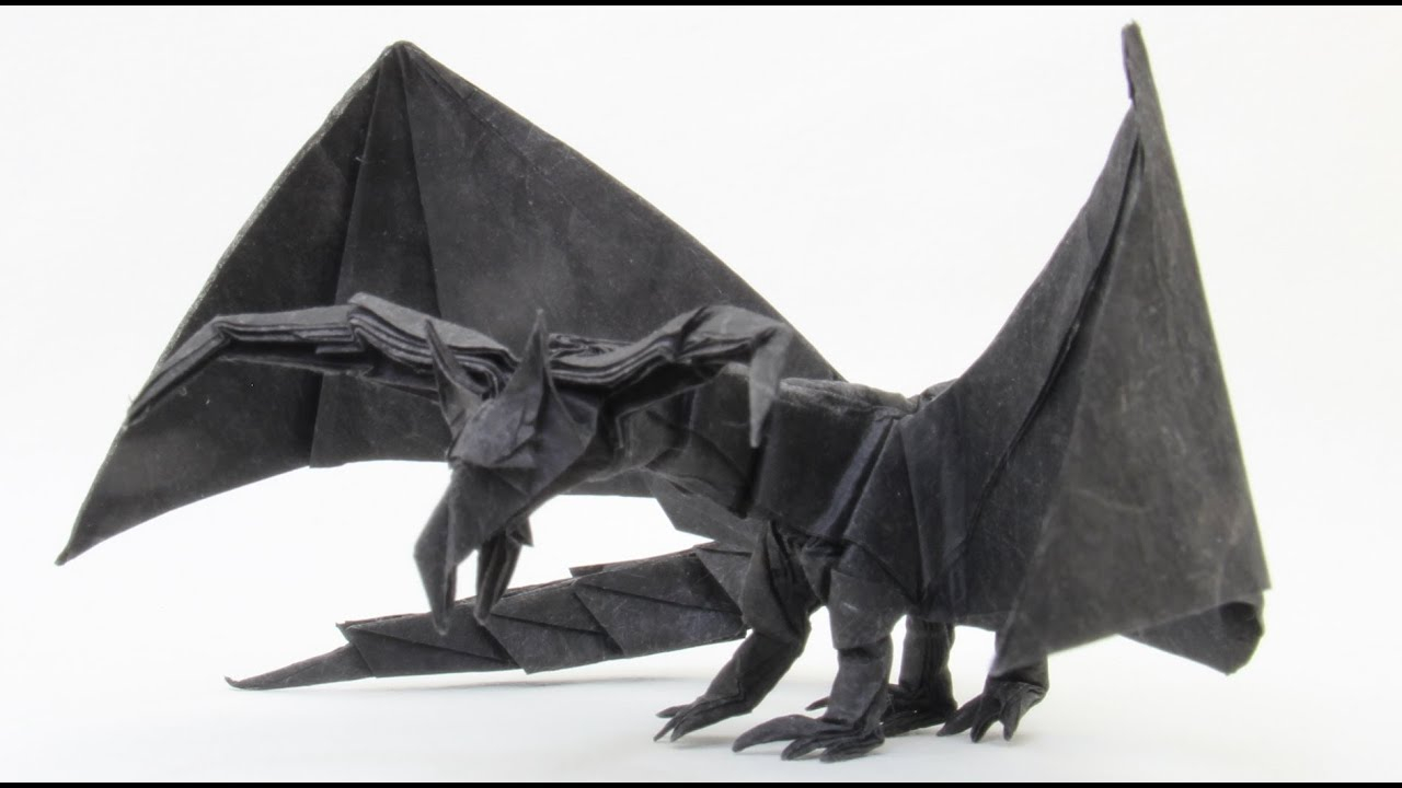 Complex Origami Tutorial How To Make An Origami Darkness Dragon 20 Tadashi Mori