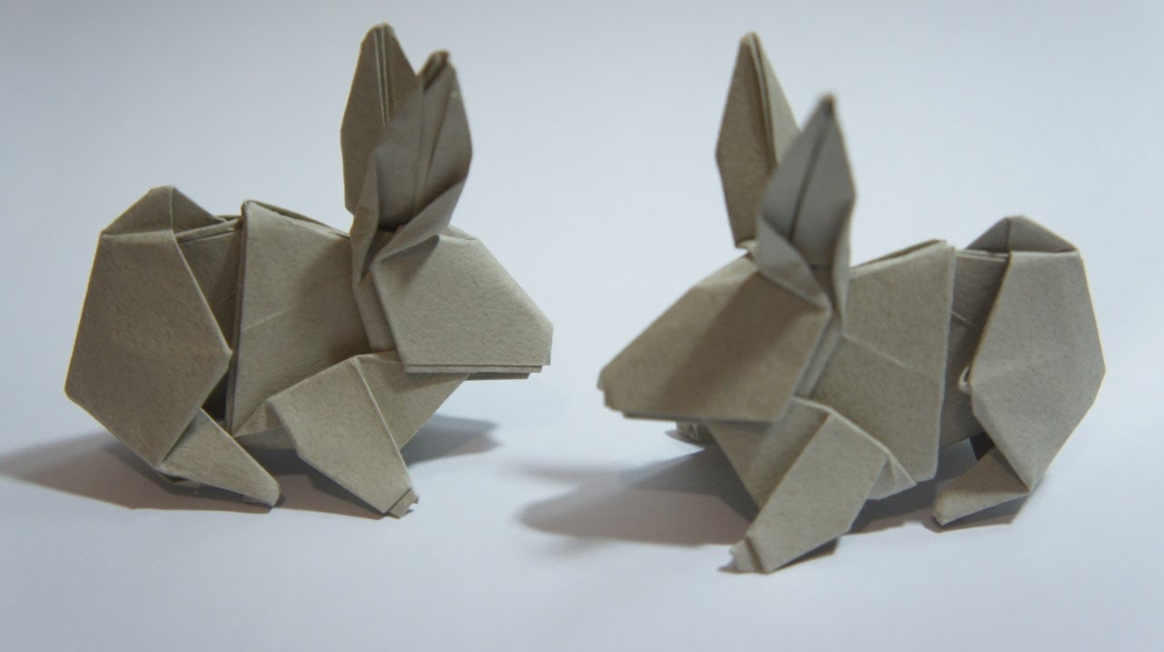 Complex Origami Tutorial Origami Rabbit Hsi Min Tai
