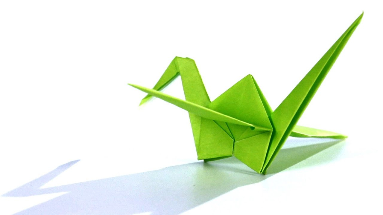 Crane Origami Video How To Make A Crane Origami