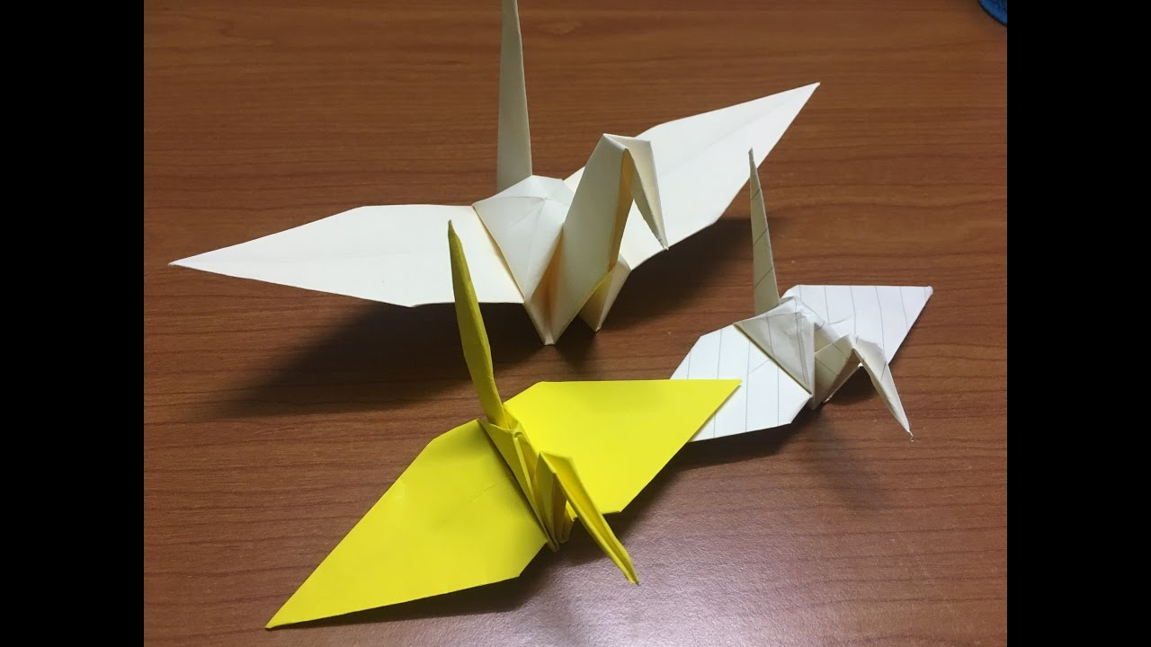 Crane Origami Video How To Make Traditional Origami Crane Origami Tutorial Video